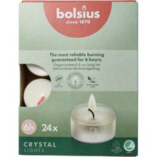Foto van Bolsius Crystal Lights 6 uur doos