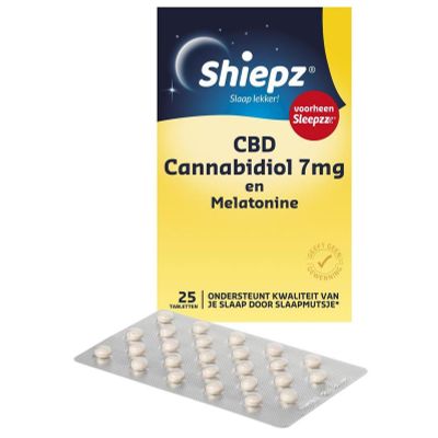 Shiepz CBD cannabidiol 7 mg en melatonine