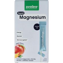 Foto van Purasana Magnesium liquid gelstick 10ml