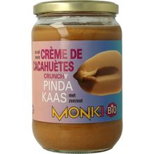 Foto van Monki Pindakaas crunchy met zout eko