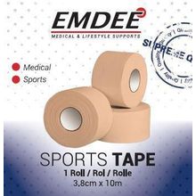 Sport tape 3.8 cm x 10 m huidkleur Foto van Sport tape 3.8 cm x 10 m huidkleur