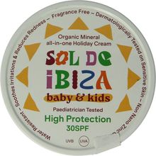Foto van Sol de Ibiza Beschermende creme baby&kids SPF30 bio