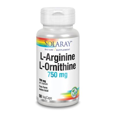 Solaray L-Arginine L-Ornithine 750 mg