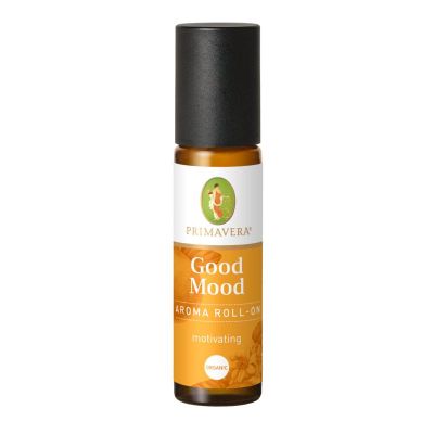 Primavera Aroma roll-on good mood bio 10 Milliliter - Overig lichaam
