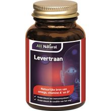 Foto van All Natural Levertraan vitamine a & d