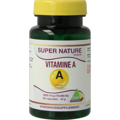 SNP Vitamine A 3000 mcg 60 capsules - Vitamine enkel