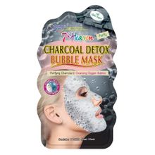 Foto van Montagne 7th Heaven face mask charcoal detox bubble sheet