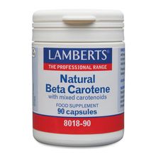 Foto van Lamberts Vitamine A 15 mg natuurlijke (beta caroteen)