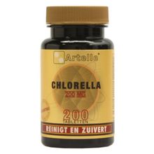 Foto van Artelle Chlorella 200 mg