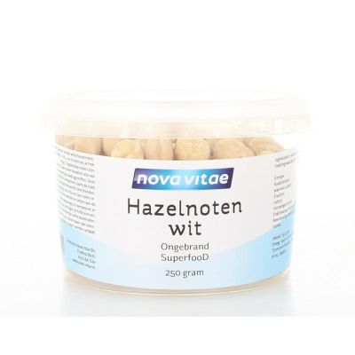 Nova Vitae Hazelnoten wit ongebrand raw