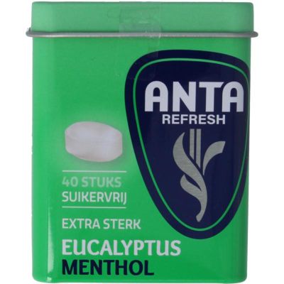 Foto van Anta Refresh eucalyptus menthol extra sterk suikervrij