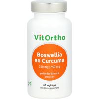 Vitortho Boswellia 250 mg en curcuma 250 mg