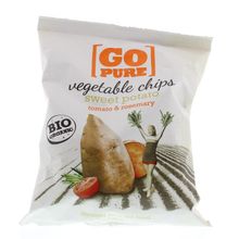 Foto van Chips sweet potato tomato & rosemary