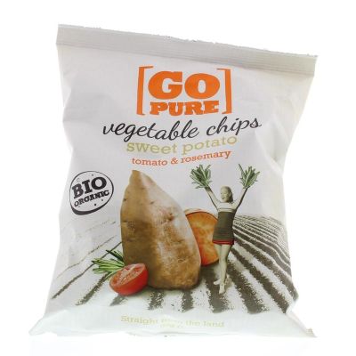 Chips sweet potato tomato & rosemary 80 gram - Zoutjes/chips