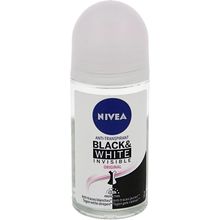 Foto van Nivea Deodorant roller invisible black & white clear