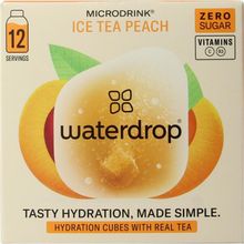 Foto van Waterdrop Microdrink ice tea peach bruistabletten