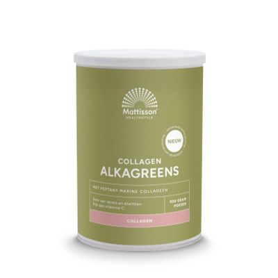 Mattisson Collagen collageen AlkaGreens poeder 300 gram - Fytotherapie