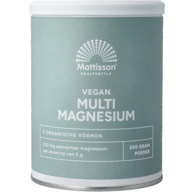 Mattisson multi magnesium poeder vegan Foto van Mattisson multi magnesium poeder vegan
