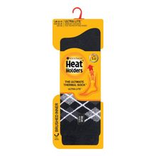 Foto van Heat Holders Mens ultra lite socks argyle black 6-11