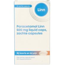 Foto van Linn paracetamol 500mg liquid caps