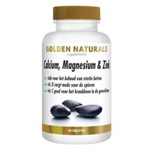 Foto van Golden Naturals Calcium Magnesium & Zink