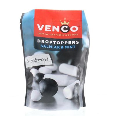 Venco Droptoppers salmiak mint
