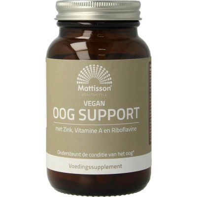 Mattisson Vegan oog support 60 tabletten - Overige vitaminen/mineralen
