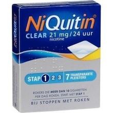 Foto van Niquitin Stap clear 21 mg/24 uur