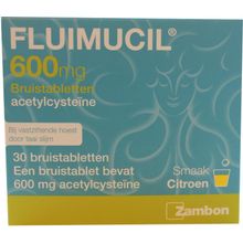 Foto van Fluimucil 600 mg