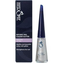 Foto van Natural nail color glitter