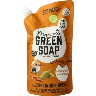 Marcel's GR Soap Allesreiniger spray sandelhout & kardemom navullin