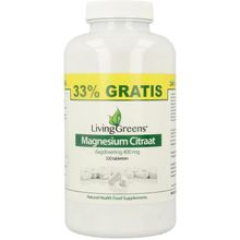 Foto van Livinggreens magnesium citr 400mg voord ver