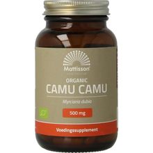 Foto van Mattisson Biologische camu camu 500 mg