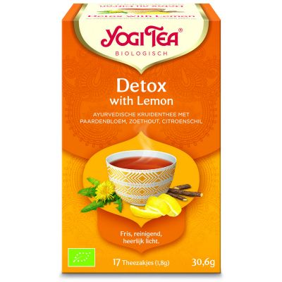 Yogi Tea Detox with lemon
