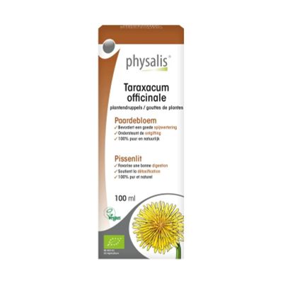 Physalis Taraxacum officinale bio Physalis Taraxacum officinale bio 100 milliliter - Overige producten