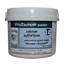 Calcium sulfuricum poeder Nr. 12 Foto van Calcium sulfuricum poeder Nr. 12