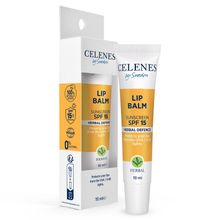 Foto van Celenes Herbal lipbalm SPF15