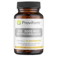 Foto van Proviform Vitamine B12 - 5000mcg methylcobalamine