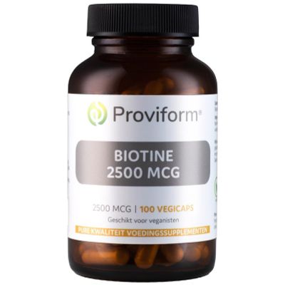 Proviform Biotine 2500 mcg 100 vcaps - Overige vitaminen/mineralen