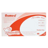 Romed Latex handschoen niet steriel poedervrij M