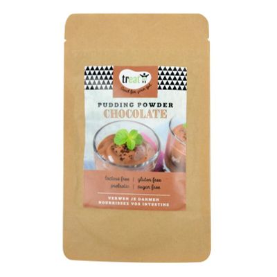 Treat Chocolade pudding poeder glutenvrij Treat Chocolade pudding poeder glutenvrij 30 gram - Voeding
