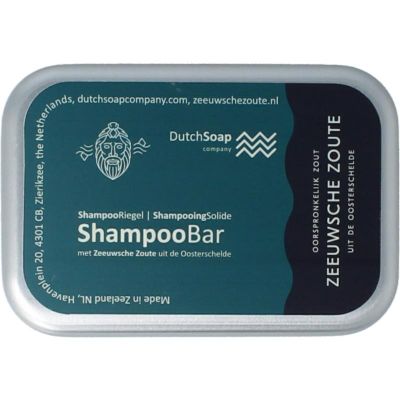 Zeeuwsche Zoute Shampoo bar in aluminium travel case 1 stuks - Shampoo