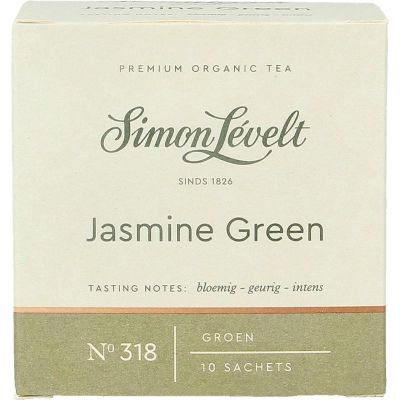 Simon Levelt Groene thee jasmijn bio Simon Levelt Groene thee jasmijn bio 10 buidels - Thee