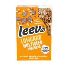 Foto van Leev Lowcarb crackers multiseed demeter bio