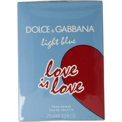 Dolce & Gabbana Light blue love is love men eau de toilette 75 milliliter - Geurtje Man