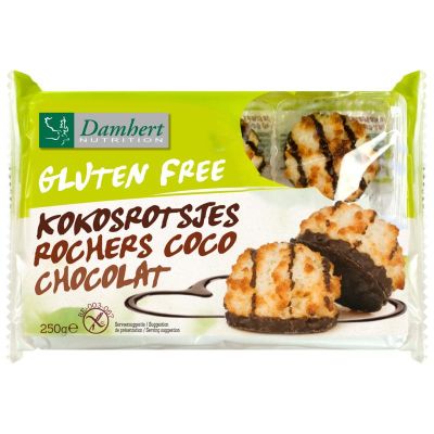 Damhert Kokosrotsen chocolade glutenvrij