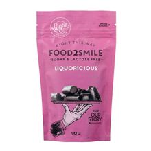 Foto van Food2Smile Liquoricious suikervrij glutenvrij lactosevrij