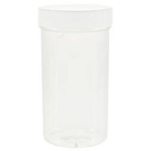 Foto van Plastobel tabletflacon transparant gedopt 110 ml