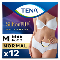 TENA Silhouette Normal Blanc - Lage Taille M