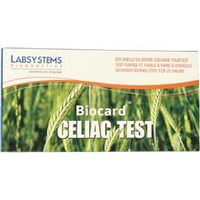 Foto van Biocard Coeliakie - gluten overgevoeligheid test